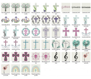 Stickdatei -  Gottes Musik